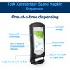 Tork Tork Xpressnap® Stand Napkin Dispenser Black N4, Upright Design, Signature Range, 24.5 x 9.25 x 9.25 TRK6332000